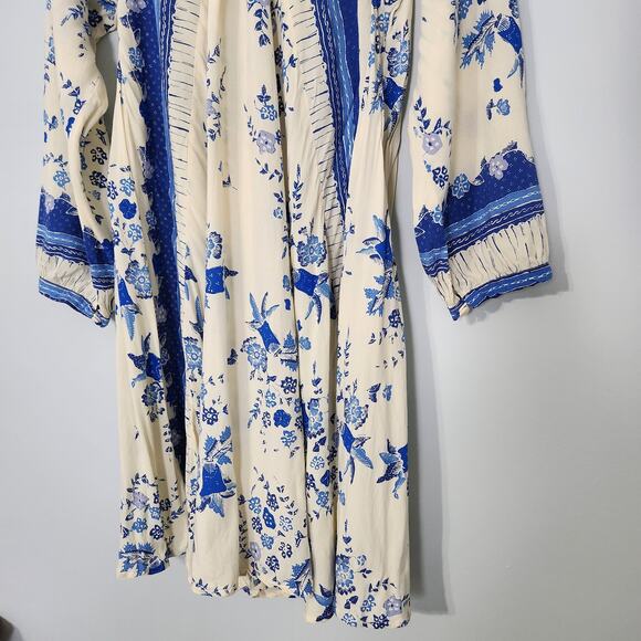 Natalie Martin Fiore Short Dress in Posey Print Bluebell Floral, Small - Picture 5 of 13